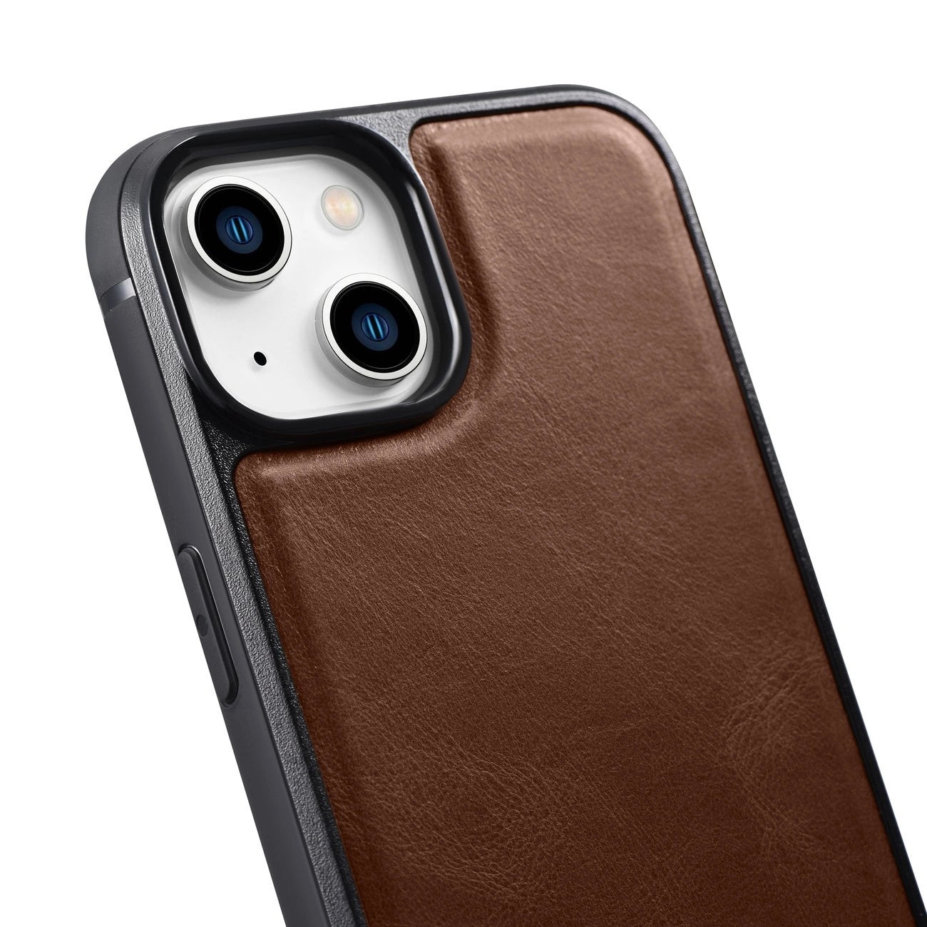 iCarer Leather Oil Wax Genuine Leather Case for iPhone 14 Plus (MagSafe Compatible) Brown (WMI14220719-BN)_4