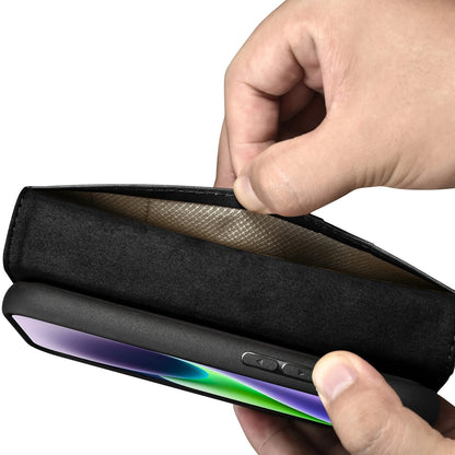 iCarer Oil Wax Wallet Case 2in1 Cover iPhone 14 Plus Anti-RFID Leather Flip Case Black (WMI14220723-BK)_9