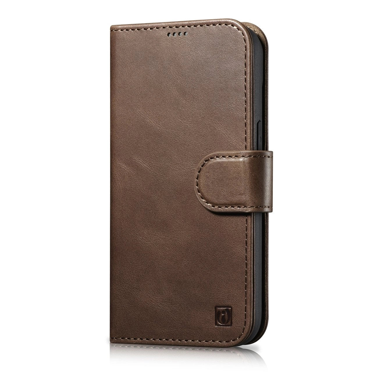 iCarer Oil Wax Wallet Case 2in1 Cover iPhone 14 Plus Anti-RFID Leather Flip Case Brown (WMI14220723-BN)_0