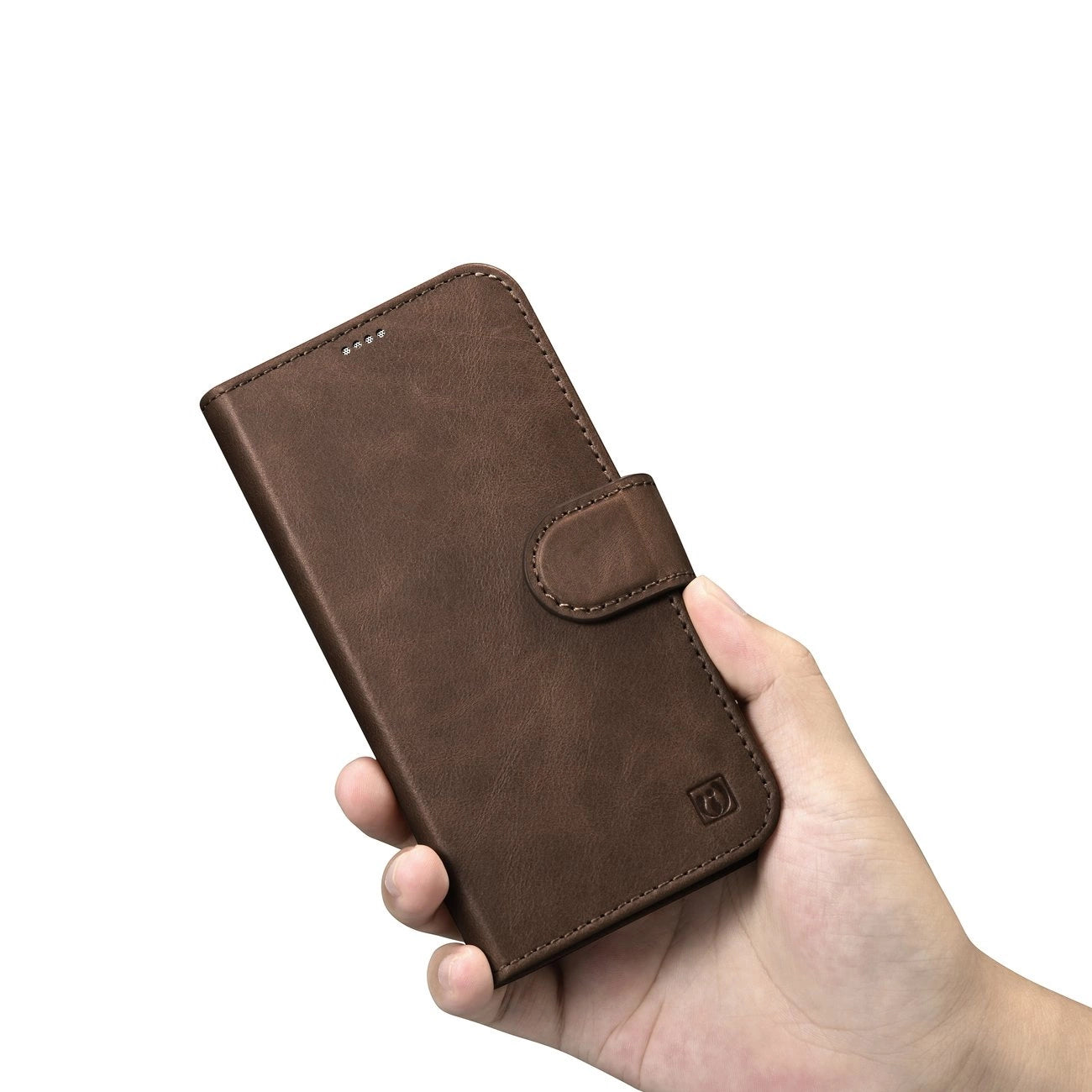 iCarer Oil Wax Wallet Case 2in1 Cover iPhone 14 Plus Anti-RFID Leather Flip Case Brown (WMI14220723-BN)_10