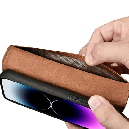 iCarer Wallet Case 2in1 iPhone 14 Pro Leather Flip Case Anti-RFID brown (WMI14220726-BN)_10