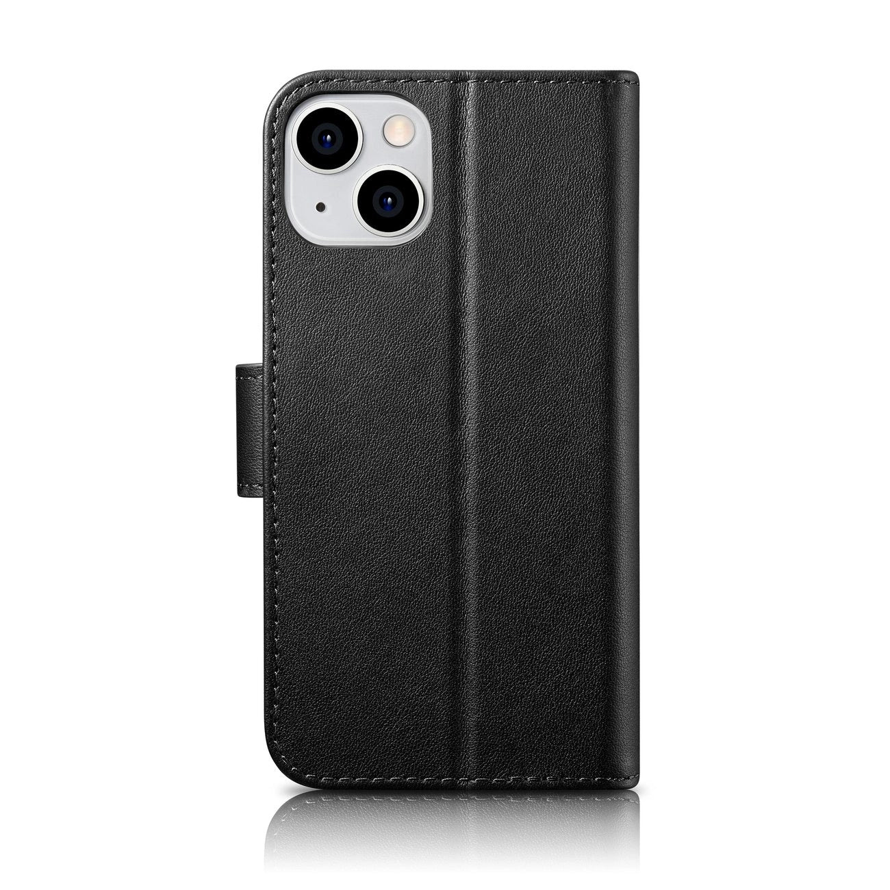 iCarer Wallet Case 2in1 Cover iPhone 14 Plus Anti-RFID Leather Flip Case Black (WMI14220727-BK)_1
