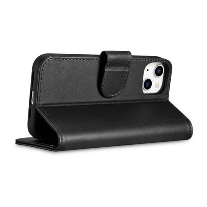 iCarer Wallet Case 2in1 Cover iPhone 14 Plus Anti-RFID Leather Flip Case Black (WMI14220727-BK)_7
