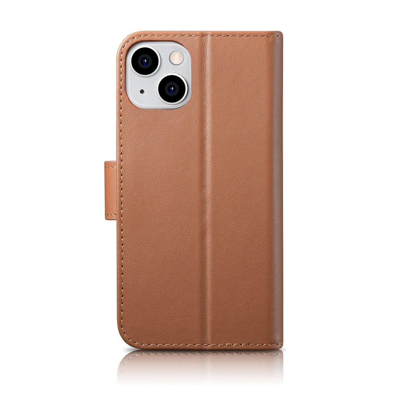 iCarer Wallet Case 2in1 Cover iPhone 14 Plus Anti-RFID Leather Flip Case Brown (WMI14220727-BN)_1