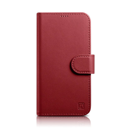 iCarer Wallet Case 2in1 Cover iPhone 14 Plus Anti-RFID Leather Flip Cover Red (WMI14220727-RD)_0