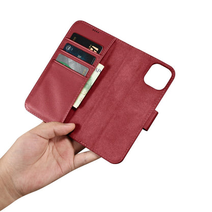 iCarer Wallet Case 2in1 Cover iPhone 14 Plus Anti-RFID Leather Flip Cover Red (WMI14220727-RD)_13