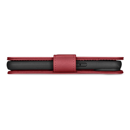 iCarer Wallet Case 2in1 Cover iPhone 14 Plus Anti-RFID Leather Flip Cover Red (WMI14220727-RD)_4
