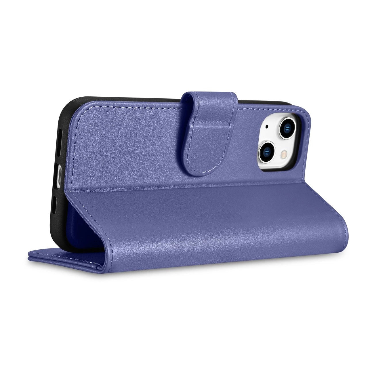iCarer Wallet Case 2in1 Cover iPhone 14 Plus Anti-RFID Leather Flip Case Light Purple (WMI14220727-LP)_6