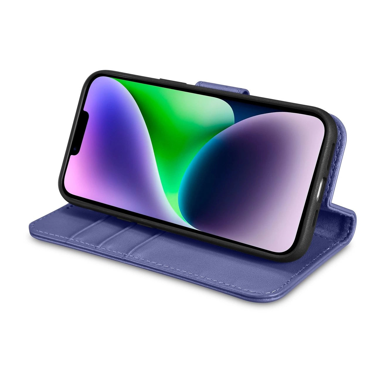 iCarer Wallet Case 2in1 Cover iPhone 14 Plus Anti-RFID Leather Flip Case Light Purple (WMI14220727-LP)_7