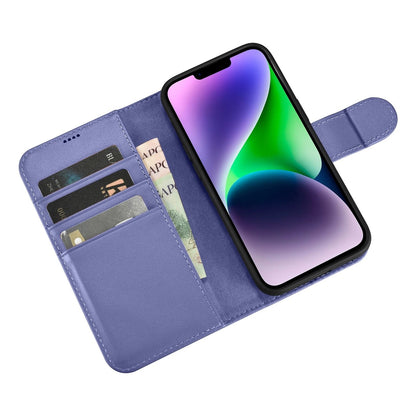 iCarer Wallet Case 2in1 Cover iPhone 14 Plus Anti-RFID Leather Flip Case Light Purple (WMI14220727-LP)_8
