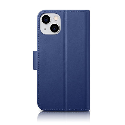 iCarer Wallet Case 2in1 Cover iPhone 14 Plus Anti-RFID Leather Flip Case Blue (WMI14220727-BU)_1