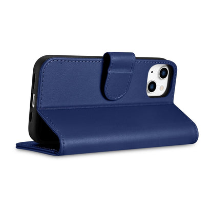 iCarer Wallet Case 2in1 Cover iPhone 14 Plus Anti-RFID Leather Flip Case Blue (WMI14220727-BU)_7