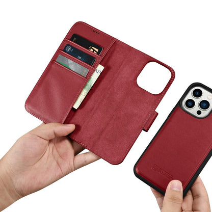 iCarer Wallet Case 2in1 Cover iPhone 14 Pro Max Leather Flip Cover Anti-RFID Red (WMI14220728-RD)_14