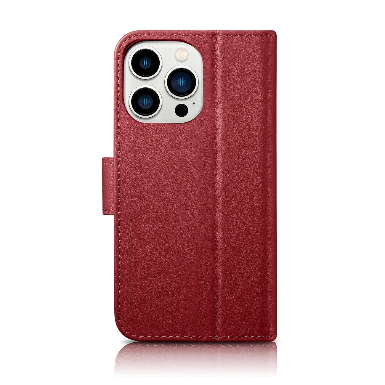 iCarer Wallet Case 2in1 Cover iPhone 14 Pro Max Leather Flip Cover Anti-RFID Red (WMI14220728-RD)_1