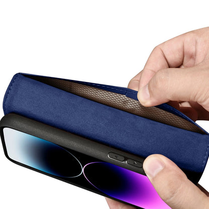 iCarer Wallet Case 2in1 Cover iPhone 14 Pro Max Leather Flip Case Anti-RFID Blue (WMI14220728-BU)_10