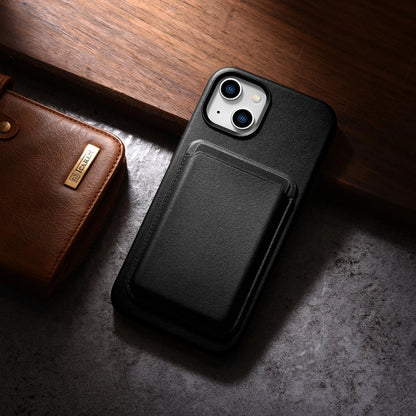 iCarer Case Leather cover for iPhone 14 Plus genuine leather case black (compatible with MagSafe)_17