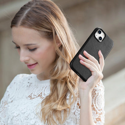 iCarer Case Leather cover for iPhone 14 Plus genuine leather case black (compatible with MagSafe)_21