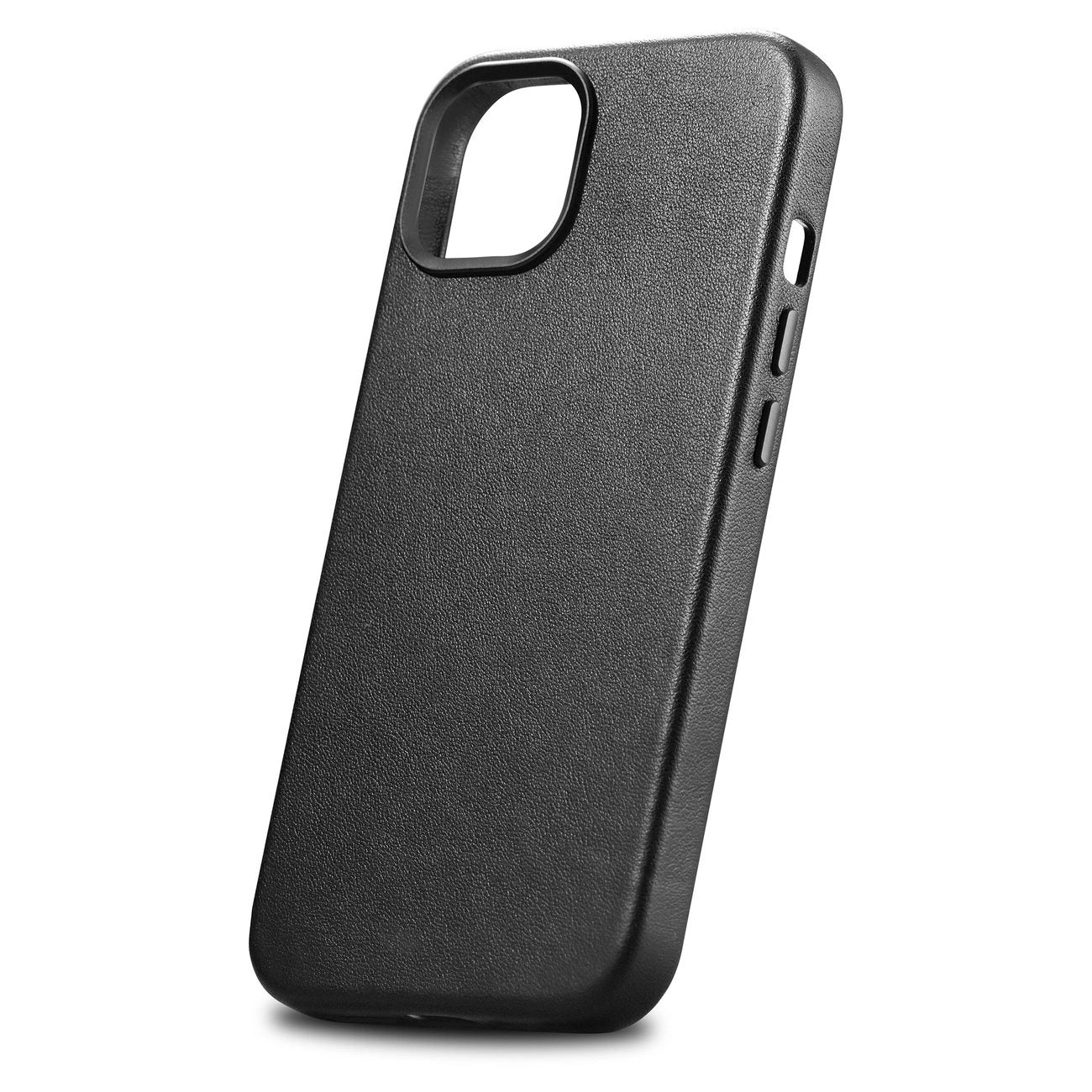 iCarer Case Leather cover for iPhone 14 Plus genuine leather case black (compatible with MagSafe)_6