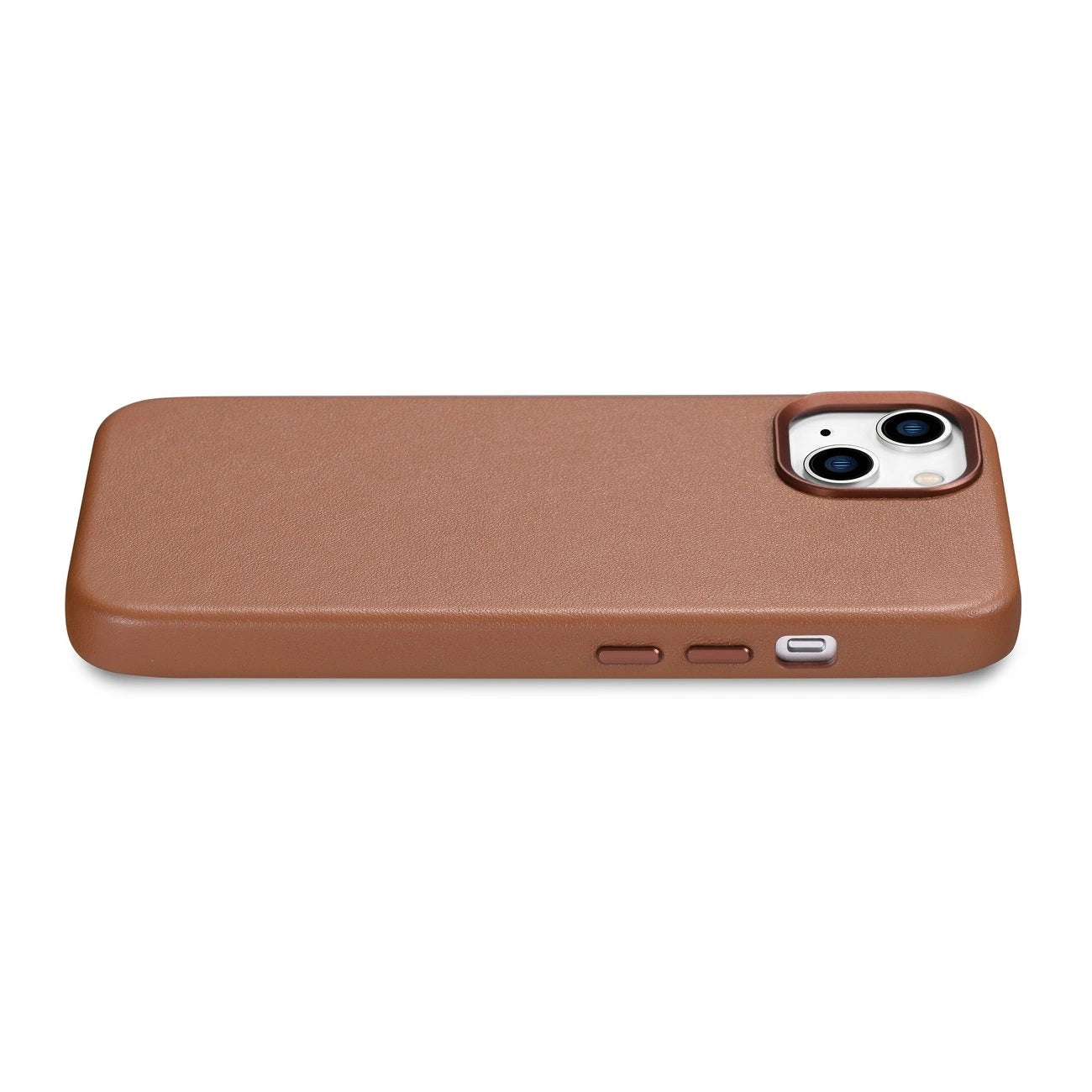 iCarer Case Leather Case Cover for iPhone 14 Plus Brown (MagSafe Compatible)_9