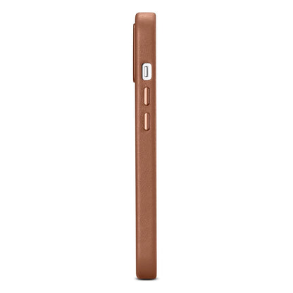 iCarer Case Leather Case Cover for iPhone 14 Plus Brown (MagSafe Compatible)_4