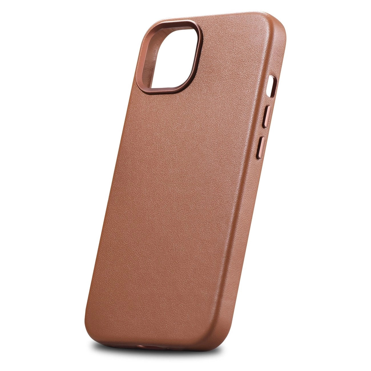 iCarer Case Leather Case Cover for iPhone 14 Plus Brown (MagSafe Compatible)_6