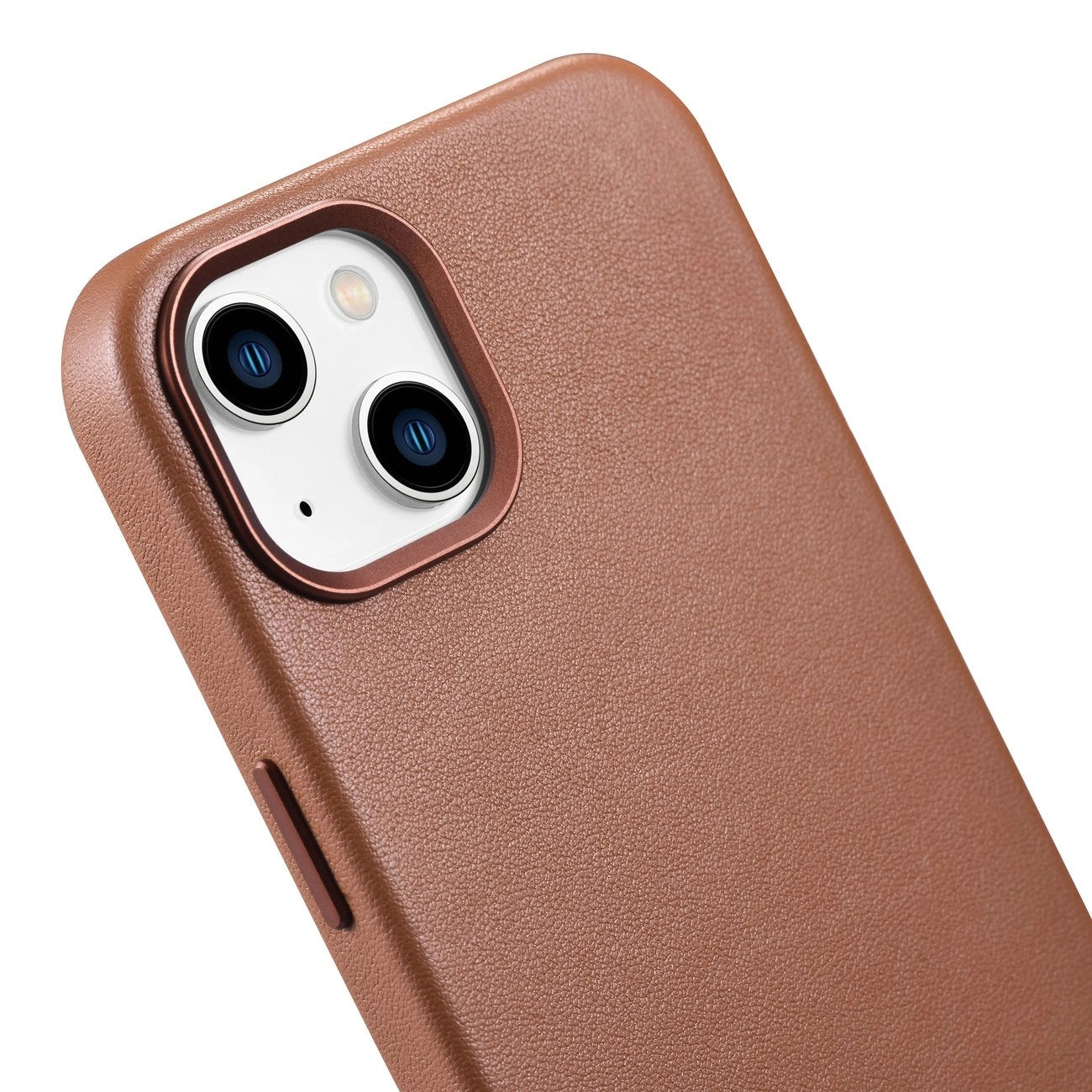 iCarer Case Leather Case Cover for iPhone 14 Plus Brown (MagSafe Compatible)_8