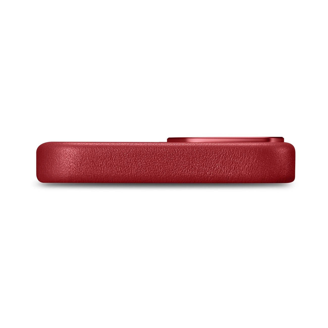 iCarer Case Leather case cover made of natural leather for iPhone 14 Plus red (compatible with MagSafe)_4