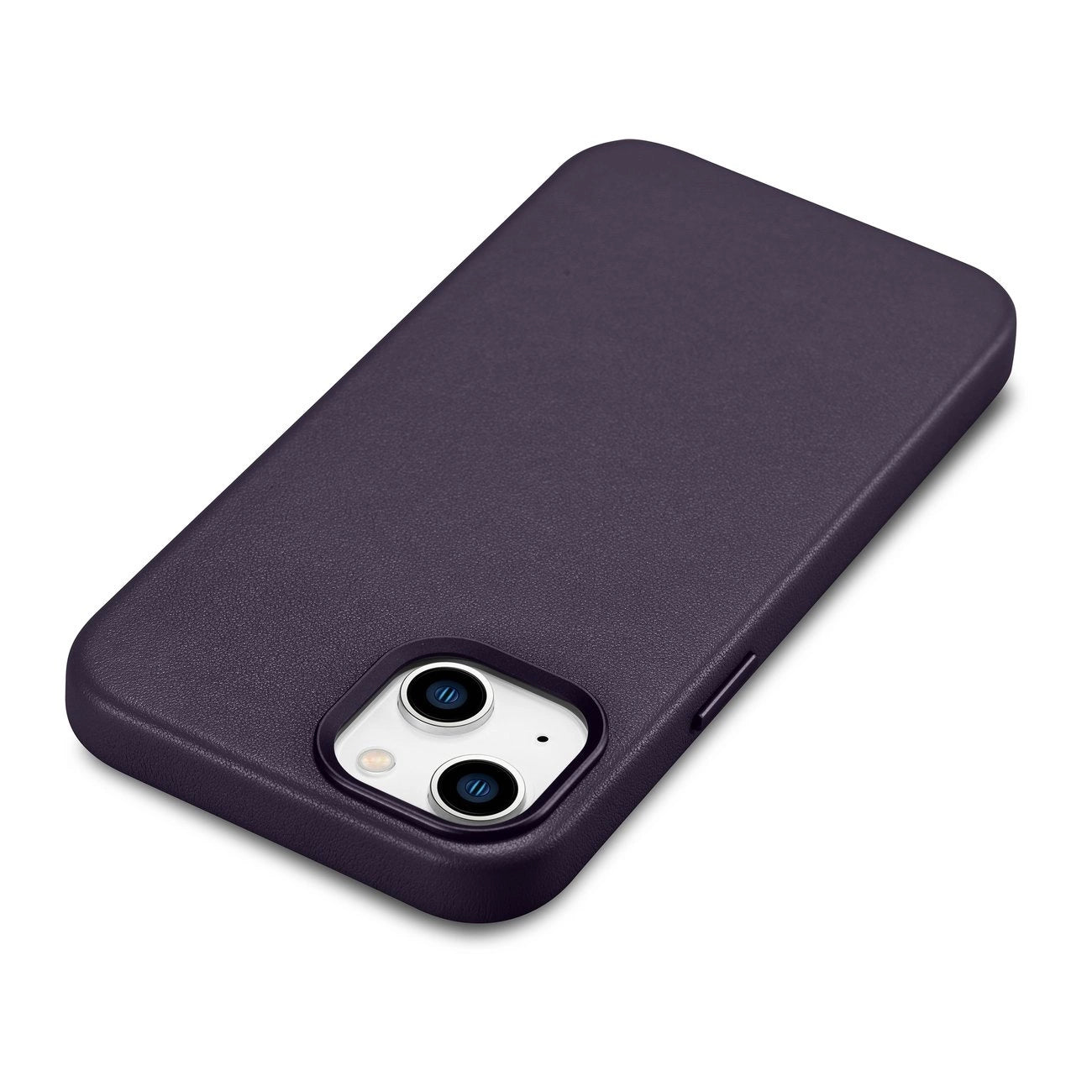 iCarer Case Leather Cover Case for iPhone 14 Plus Dark Purple (MagSafe Compatible)_10