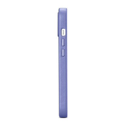 iCarer Case Leather Cover Genuine Leather iPhone 14 Plus Light Purple (MagSafe Compatible)_5