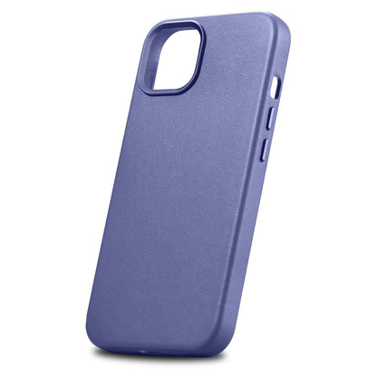 iCarer Case Leather Cover Genuine Leather iPhone 14 Plus Light Purple (MagSafe Compatible)_6