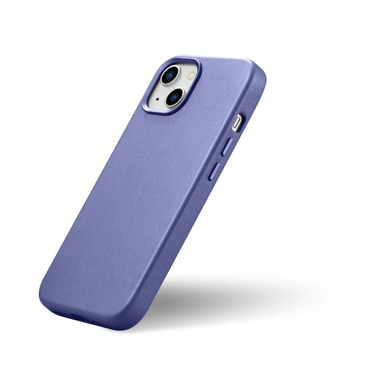 iCarer Case Leather Cover Genuine Leather iPhone 14 Plus Light Purple (MagSafe Compatible)_7