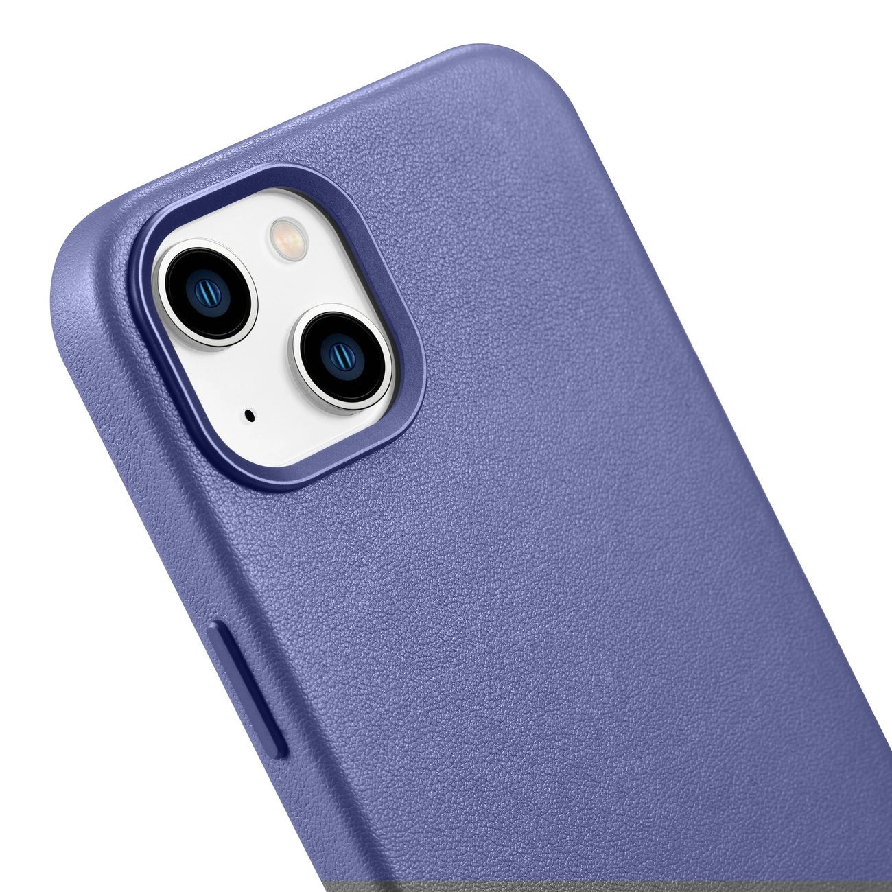 iCarer Case Leather Cover Genuine Leather iPhone 14 Plus Light Purple (MagSafe Compatible)_8