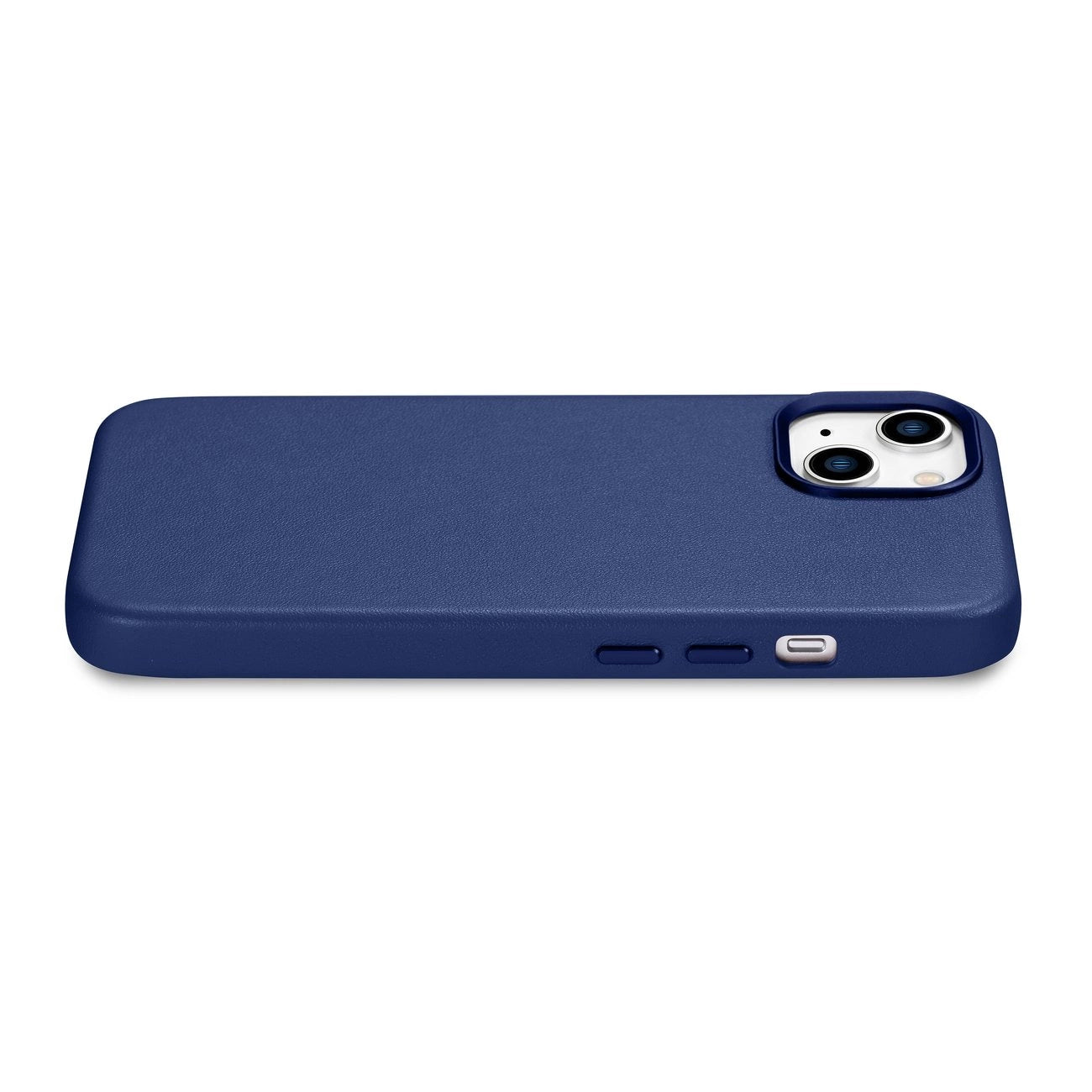 iCarer Case Leather cover for iPhone 14 Plus genuine leather case blue (compatible with MagSafe)_9
