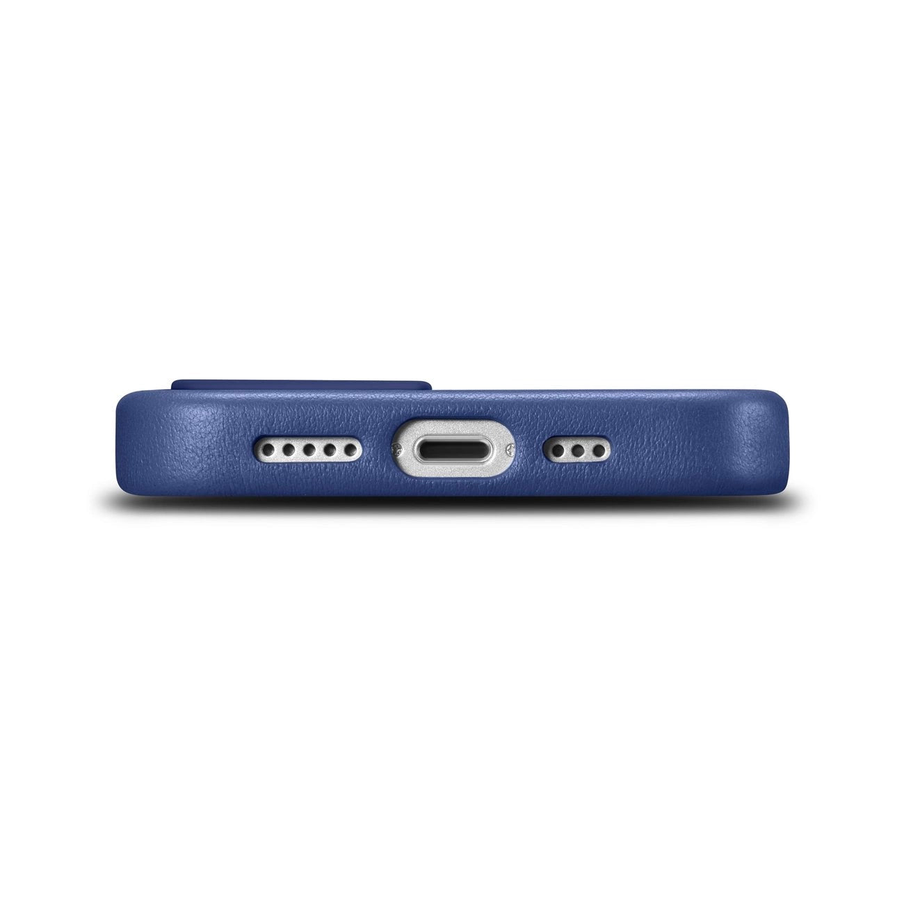 iCarer Case Leather cover for iPhone 14 Plus genuine leather case blue (compatible with MagSafe)_3