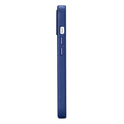 iCarer Case Leather cover for iPhone 14 Plus genuine leather case blue (compatible with MagSafe)_5
