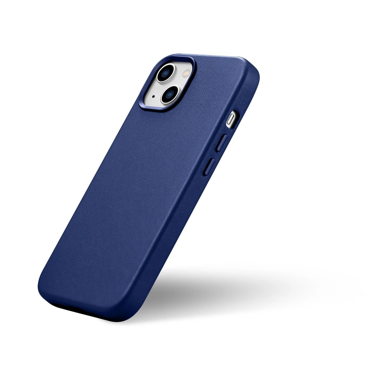 iCarer Case Leather cover for iPhone 14 Plus genuine leather case blue (compatible with MagSafe)_7