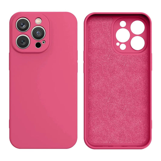 Silicone case iPhone 14 Plus silicone case fuchsia_0