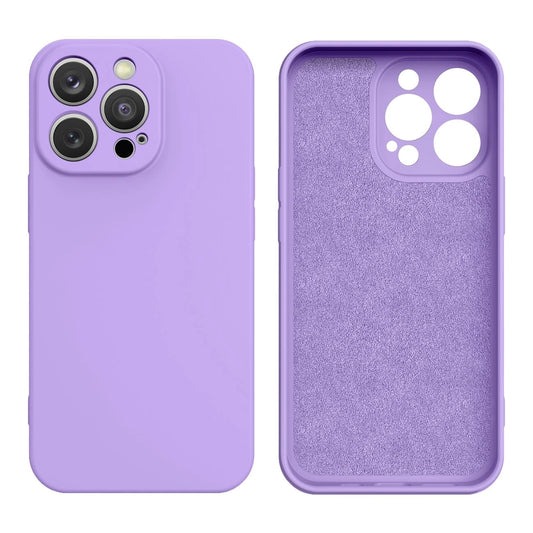 Silicone case iPhone 14 Plus silicone case purple_0