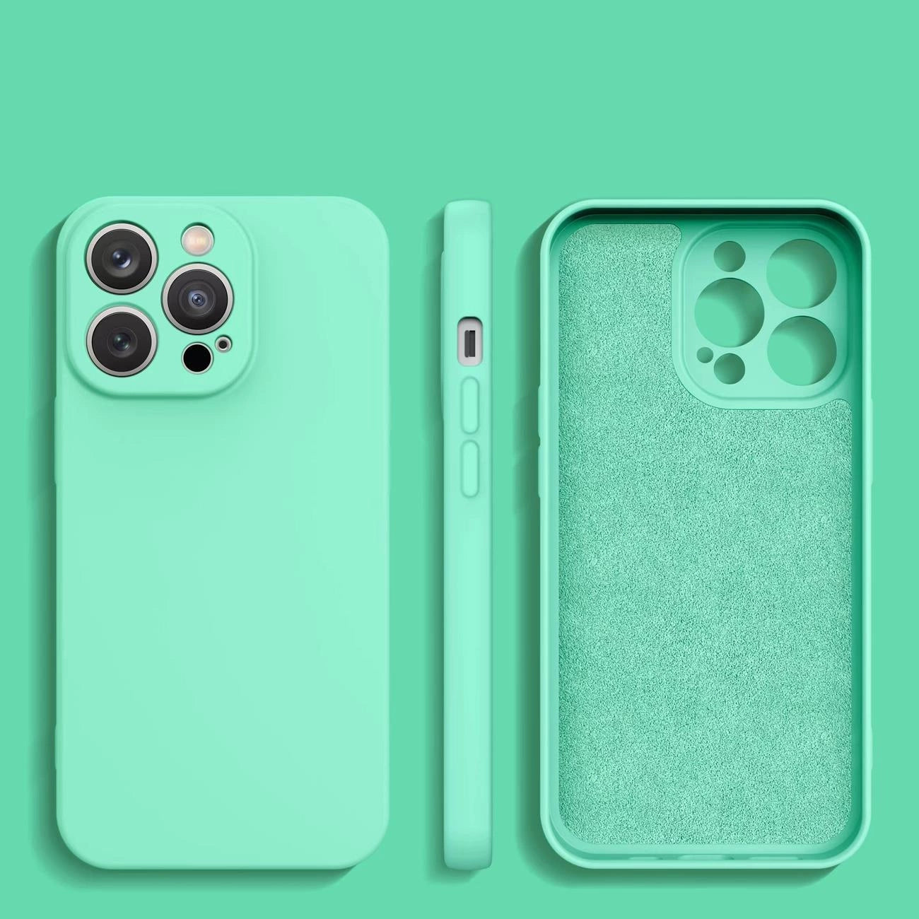 Silicone case for Xiaomi Redmi Note 11 Pro 5G / 11 Pro / 11E Pro silicone cover mint green_1