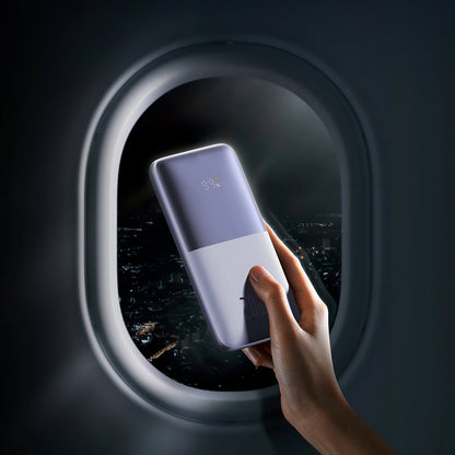 Baseus Bipow Pro Power Bank 10000mAh 20W Purple with USB Type A - USB Type C 3A 0.3m Cable (PPBD040205)_11