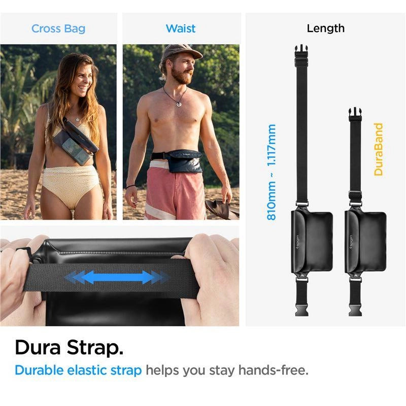 Spigen Aqua Shield A620 Waterproof Hip Bag IPX8 - Black_8