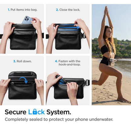 Spigen Aqua Shield A620 Waterproof Hip Bag IPX8 - Black_7