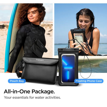 Spigen Aqua Shield A621 Waterproof Hip Bag + Floating Case - Black_7