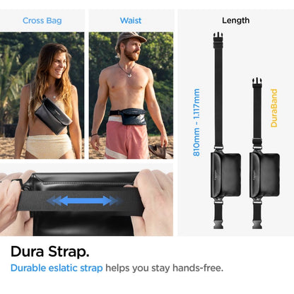 Spigen Aqua Shield A621 Waterproof Hip Bag + Floating Case - Black_9