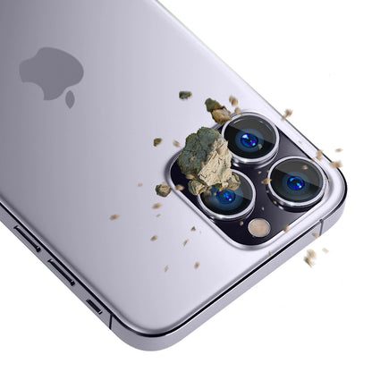Camera Glass for iPhone 14 Pro Max / 14 Pro 9H for 3mk Lens Protection Pro Series Lens - Purple_2