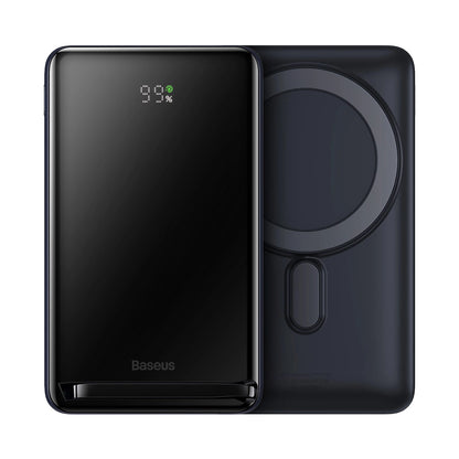 Baseus Magnetic Bracket 10000mAh 20W powerbank with MagSafe - blue + USB-C cable 60W 0.5m_1