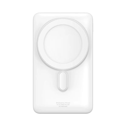 Baseus Magnetic Bracket powerbank with wireless charging MagSafe 10000mAh 20W Overseas Edition white (PPCX000202) + USB Type C cable Baseus Xiaobai Series 60W 0.5m_2