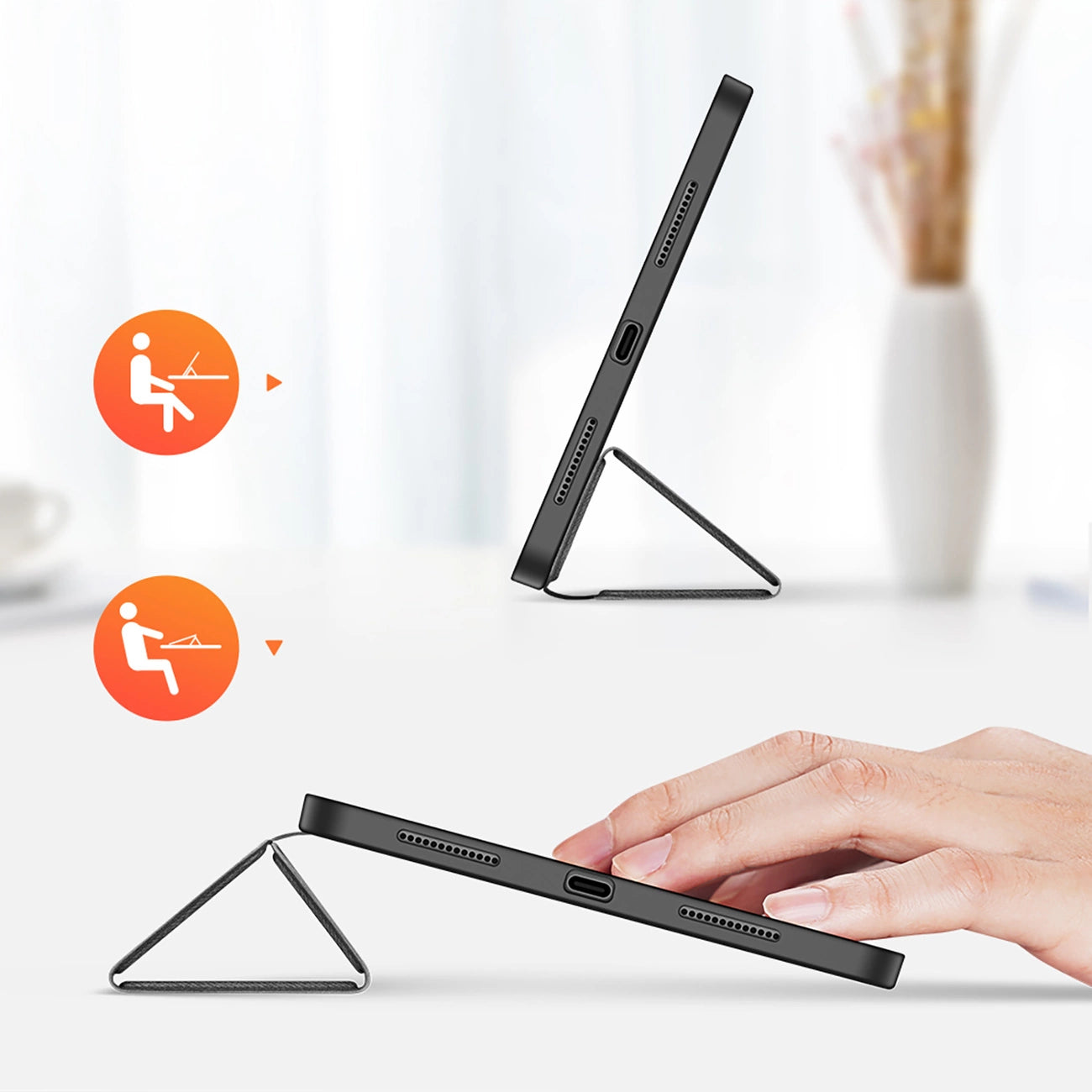 Dux Ducis Domo case iPad 10.9'' 2022 (10 gen.) smart cover stand black_3