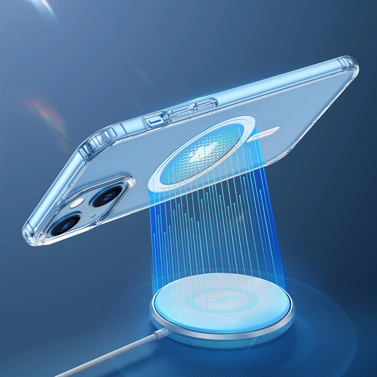 Dux Ducis Clin magnetic case for iPhone 14 Plus compatible with MagSafe transparent_3