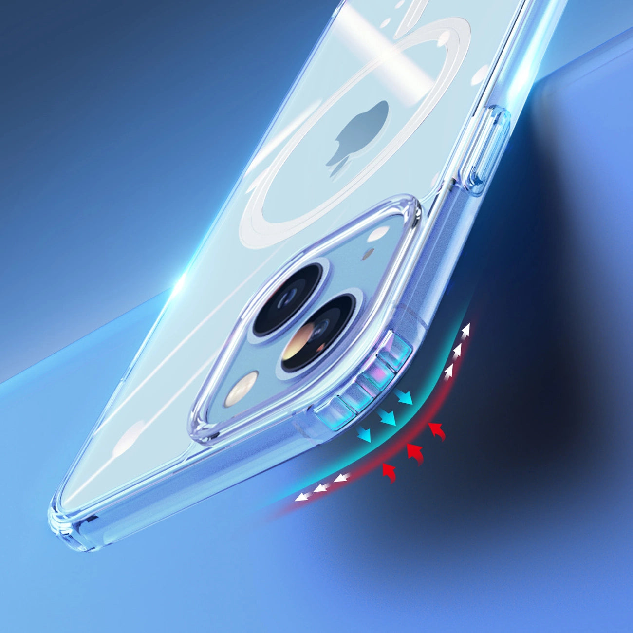 Dux Ducis Clin magnetic case for iPhone 14 Plus compatible with MagSafe transparent_7